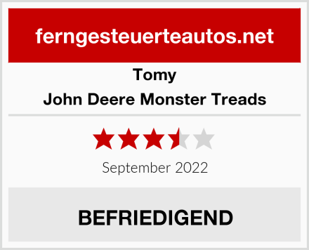 Tomy John Deere Monster Treads Test
