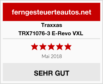 Traxxas TRX71076-3 E-Revo VXL  Test