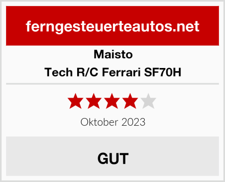 Maisto Tech R/C Ferrari SF70H Test