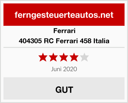 Ferrari 404305 RC Ferrari 458 Italia Test