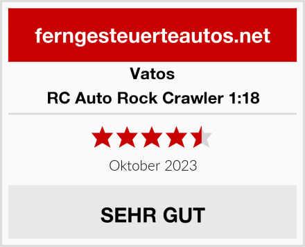 Vatos RC Auto Rock Crawler 1:18 Test