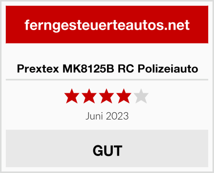  Prextex MK8125B RC Polizeiauto Test