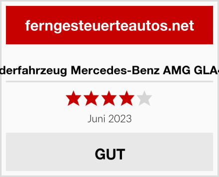  HOMCOM Kinderfahrzeug Mercedes-Benz AMG GLA45 Elektroauto Test