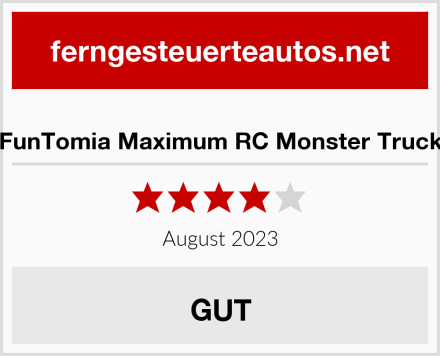  FunTomia Maximum RC Monster Truck Test