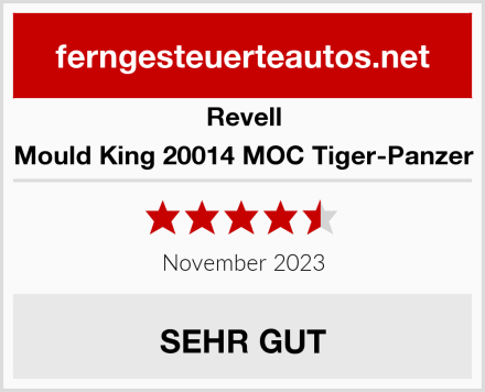 Revell Mould King 20014 MOC Tiger-Panzer Test