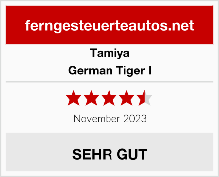 Tamiya German Tiger I Test