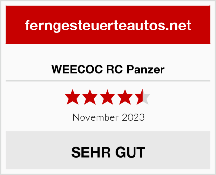  WEECOC RC Panzer Test